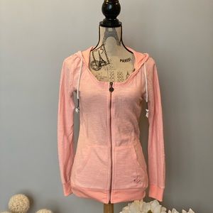 Roxy - Scoop Neck, Hooded Zip Up, Towel Material Sweatshirt